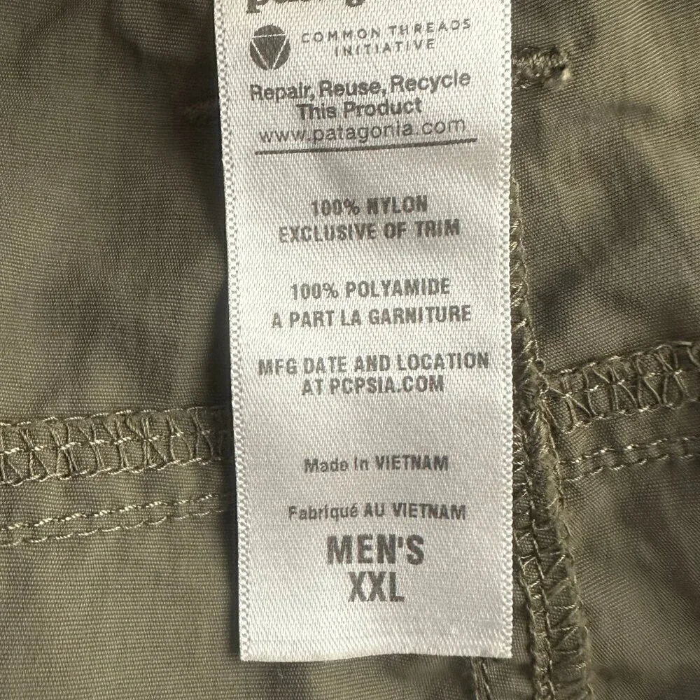 PATAGONIA Home Water Shorts 7” in Basin Green - size XXL